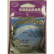 Поводок Kosadaka Classic 7004-22 1x7 30cm 17kg (5шт.) 