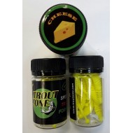 Мягкая приманка Trout Zone Boll 2,9" Chartreuse